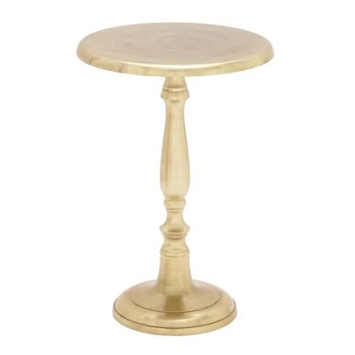 Grayson Lane Traditional Gold Pedestral End Table -GRAYSON LANE Sales Store 330857419 MainImage 001 l