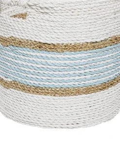 GRAYSON LANE Set of 3 16 In., 14 In., 13 In. Coastal Storage Basket White -GRAYSON LANE Sales Store 330857817 AlternateImage3 l