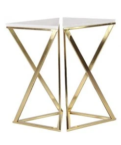 Grayson Lane 2-Piece Marble Accent Table Set