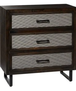 Grayson Lane Brown 3-Drawer Accent Chest