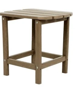 Grayson Lane Square Outdoor End Table (18.89-in W X 17.91-in L)