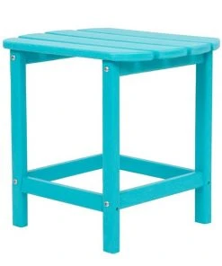 Grayson Lane 18.89-in W X 17.91-in L Square Outdoor End Table
