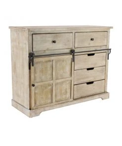 Grayson Lane Brown Asian Hardwood 5-Drawer Accent Chest