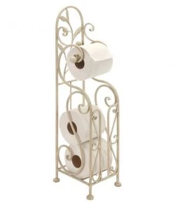 Grayson Lane Cream Freestanding Toilet Paper Holder