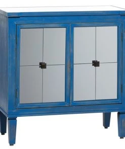 Grayson Lane Blue Asian Hardwood Accent Chest