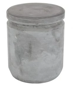 Grayson Lane 17-in x 15-in Grey Outdoor Foot Stool